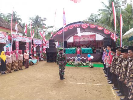 Upacara pembukaan peringatan HUT RI Ke 77 thn 2022